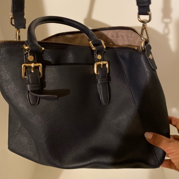 Michael Kors Navy Blue Tote - Picture 8 of 10